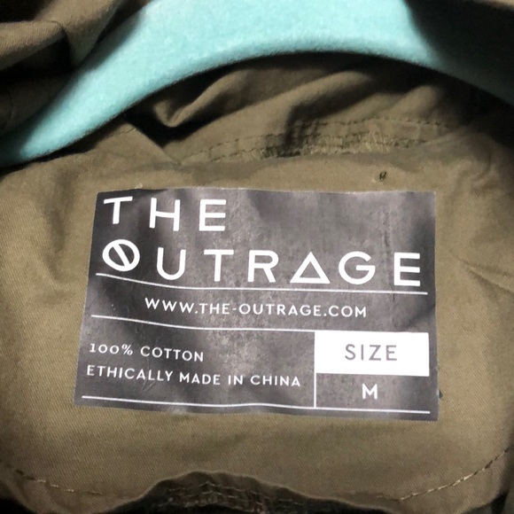 THE OUTRAGE military style hooded jacket - Picture 3 of 6